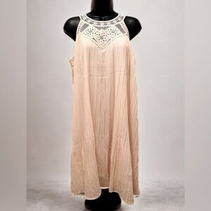 NWT Zesica Summer Halter‎ Chiffon Mini Sleeveless A Line Flowy Dress Size M